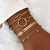Bohemian Tree of Life Heart Circle Tassel Beads Chain Bangle Bracelet
