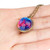 Nebula Glow in The Dark Double Side Necklace