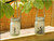Frosted Glass Fairy Hanging Mason Jar LED Light