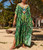 Bohemian Printed Plus Size Multicolored Cotton Tunic Kaftan Dress