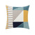 Daisy Floral Geometric Soft Cozy Embroidered Cushion Cover