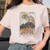 Autumn Cartoon Halloween Fall Graphic T-shirt - Size XXL