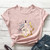 Celestial Finger Luna Moth Graphic T-shirt - Size Small