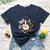 Celestial Finger Luna Moth Graphic T-shirt - Size Small