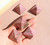 Natural Rose Pyroxene Rhodonite Healing Crystal Stone Magic Point