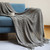 Nordic Hollow Plaid Crochet Tassels Sofa Throw Blanket