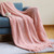 Nordic Hollow Plaid Crochet Tassels Sofa Throw Blanket