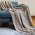 Nordic Hollow Plaid Crochet Tassels Sofa Throw Blanket