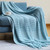 Nordic Hollow Plaid Crochet Tassels Sofa Throw Blanket