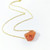 Natural Rough Amethyst Rose Quartz Crystal Stones Pendant