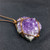 Crystal Amethyst Cluster Quartz Necklace