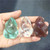 Torch Shape Natural Strawberry Healing Crystal Stone Flame Statue