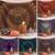 Sandy Beach Indian Mandala Tapestry Wall Hanging - Size 150x130cm 59x51inch