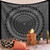 Sandy Beach Indian Mandala Tapestry Wall Hanging - Size 200x150cm 79x59inch