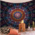 Sandy Beach Indian Mandala Tapestry Wall Hanging - Size 200x150cm 79x59inch