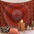 Sandy Beach Indian Mandala Tapestry Wall Hanging - Size 200x150cm 79x59inch