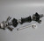 Ceramic Nargile Alloy Stem Water Pipe Glass Base Hookah Complete Set
