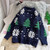 Winter Lazy Christmas Red Pullover Knitwear Fluffy Sweater