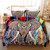 3D Elephant Printed Boho Tribal Bedding Set - Size 240x220cm