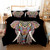 3D Elephant Printed Boho Tribal Bedding Set - Size 240x220cm