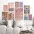 Neutral Eclectic Canvas Art Wall Decor - Size 20x25 cm No Frame
