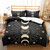Galaxy Sun Moon Microfiber Bedding Set - Size 264x228cm 3pcs