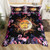 Galaxy Sun Moon Microfiber Bedding Set - Size 264x228cm 3pcs
