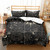Galaxy Sun Moon Microfiber Bedding Set - Size 264x228cm 3pcs