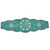 Boho Ethnic Flower Leather Stone Bead Elastic Belt