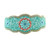 Boho Ethnic Flower Leather Stone Bead Elastic Belt
