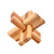 3D Wooden IQ Brain Teaser Unlock Toy