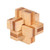 3D Wooden IQ Brain Teaser Unlock Toy