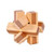 3D Wooden IQ Brain Teaser Unlock Toy