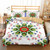 Floral Geometric Pattern Duvet Cover With Pillowcase - Size 240x210cm 3pcs