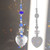 Hexagon Crystal Prism Windchimes for Home Garden Decor