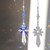 Hexagon Crystal Prism Windchimes for Home Garden Decor