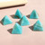 1PC Amazonite Pyramid Tianhe Stone Home Decor