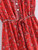 Chic Red/Beige  Tassel Summer Rayon Boho Dress