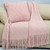 Bohemian Style Nordic Solid Color Soft Sofa Blanket