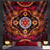 Bohemian Yoga  Mandala Tapestry Psychedelic Scene - size 150x130cm
