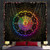 Bohemian Yoga  Mandala Tapestry Psychedelic Scene - size 150x130cm