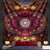 Bohemian Yoga  Mandala Tapestry Psychedelic Scene - size 200x150cm