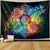 Bohemian Yoga  Mandala Tapestry Psychedelic Scene - size 200x150cm