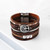Tree of Life Pearl Magnet Buckle Leather Wrap Bracelet