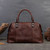 Retro Handmade Genuine Soft Cow Leather Handbag