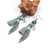 Bohemian Shell Long Tassel Fringe Dangle Earrings