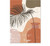 Boho Abstract Leaf Print Canvas Wall Art Painting