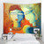 Indian Buddha Mandala Fabric Wall Hanging Tapestry
