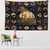 Moon Starry Hippie Botanical Cactus Wall Hanging Tapestry