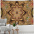 Colorful Psychedelic Radiant Mandala Tapestry Wall Hanging - size 230x180cm